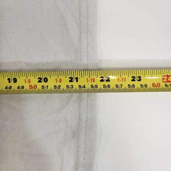 Silver Jeans Co. Light Gray V-Neck Short Sleeve Shirt Womens L L29TF2003 NWT - Picture 11 of 12